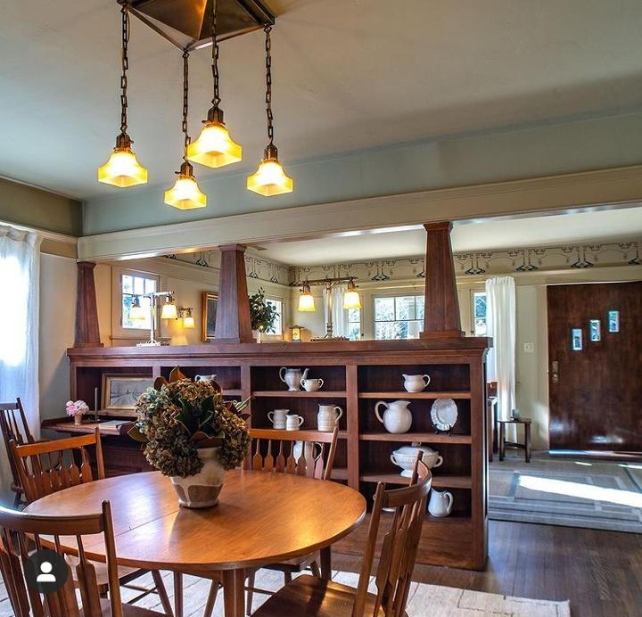 Arts and Crafts Room Divider / Bookcase